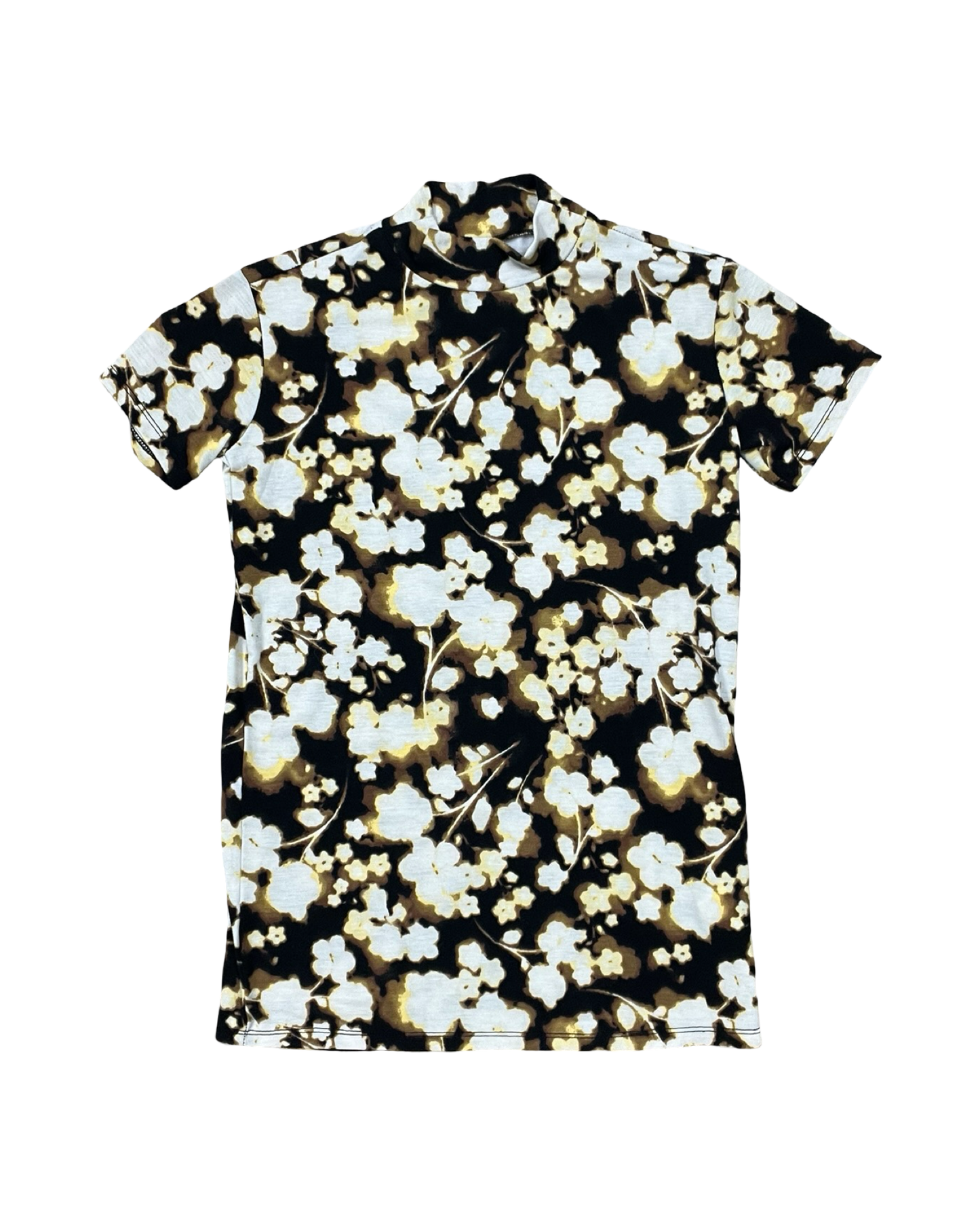 Top Ss By Lularoe In Brown & Cream, Size:Xxs
