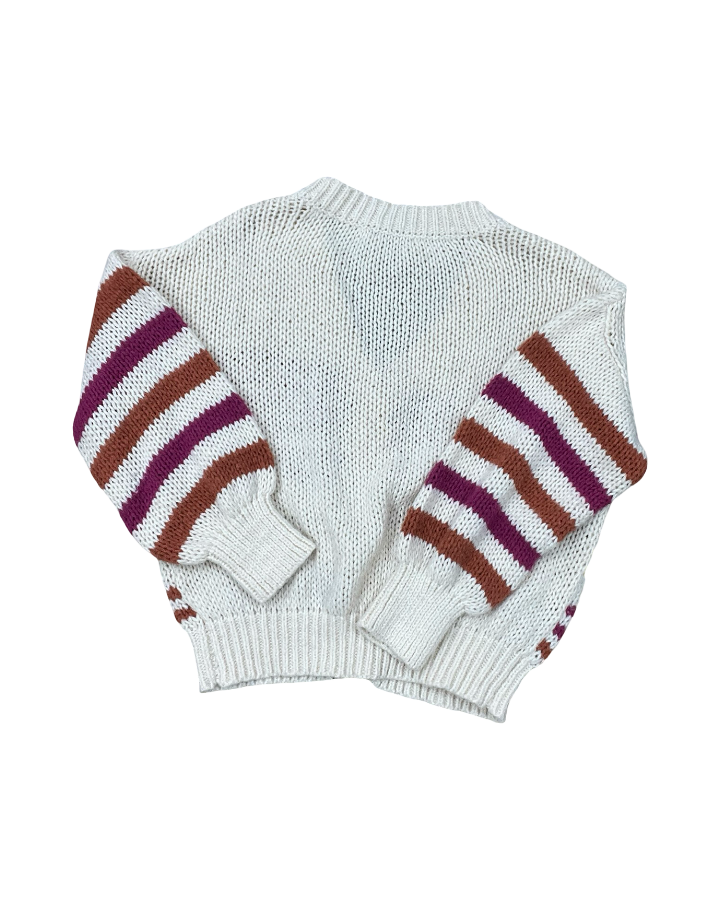 Sweater Cardigan By Sadie & Sage In Cream, Size:L