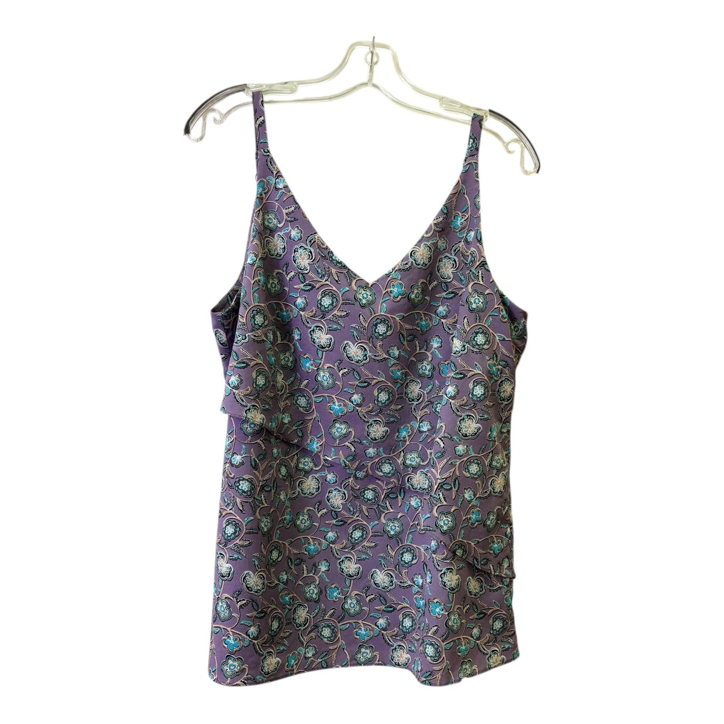 Top Sleeveless Basic By Cabi In Purple, Size:M
