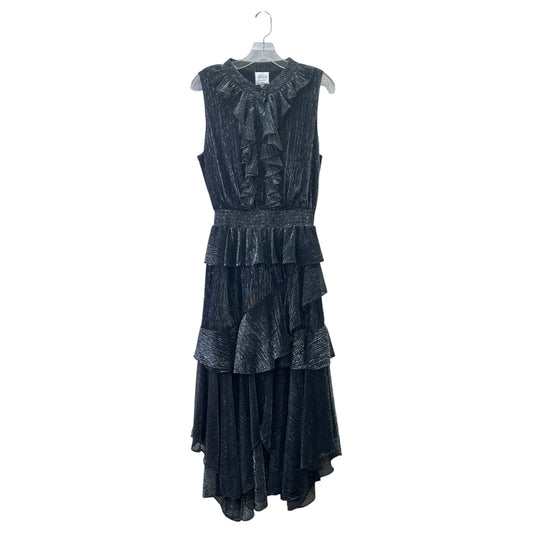 Dress Designer By Misa In Black & Silver, Size:L
