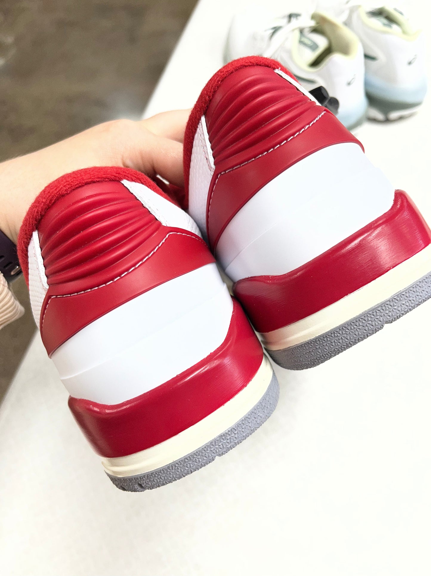 Shoes Athletic By Nike In Red & White, Size:11