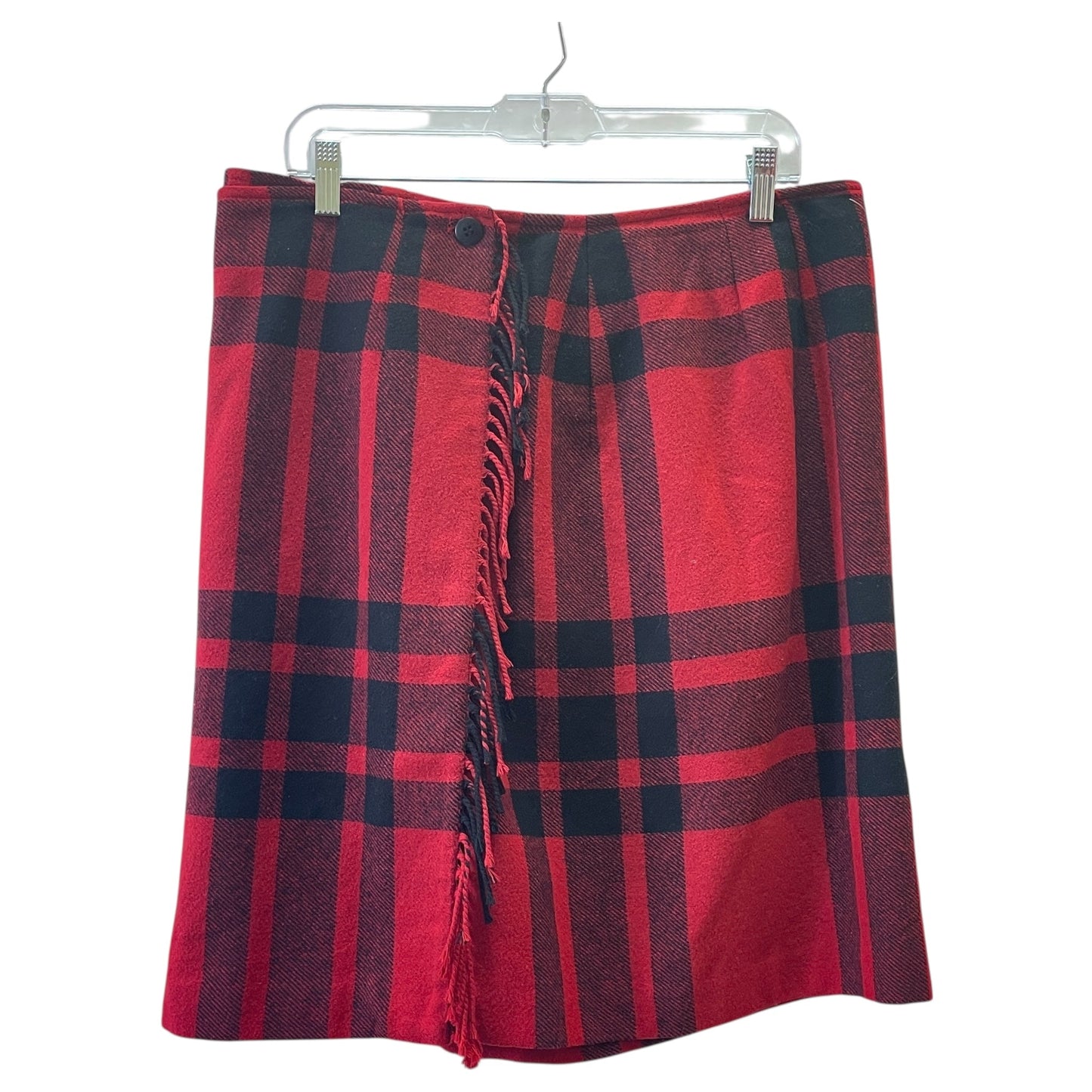 Skirt Mini & Short By Talbots In Red, Size:18