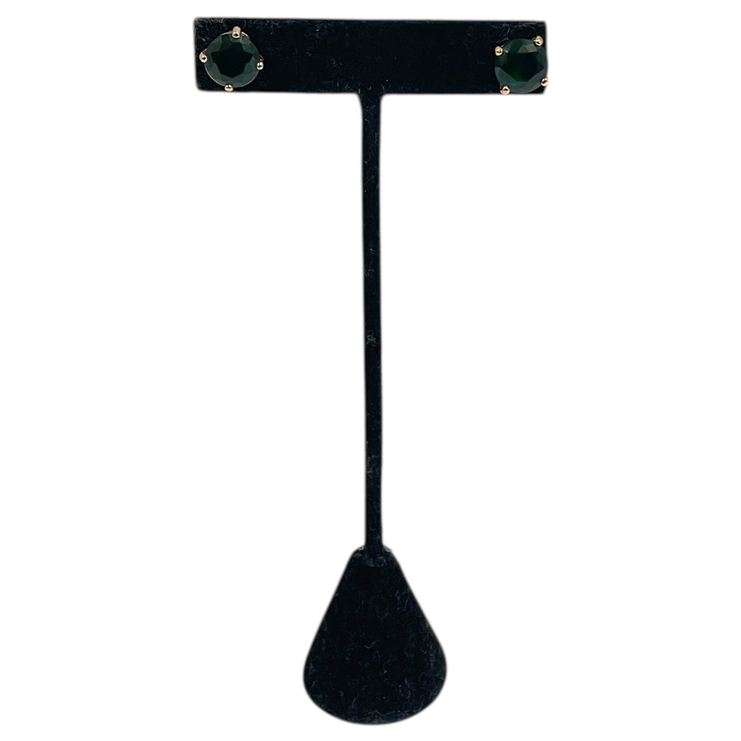 Earrings Designer By Kate Spade In Gold & Green