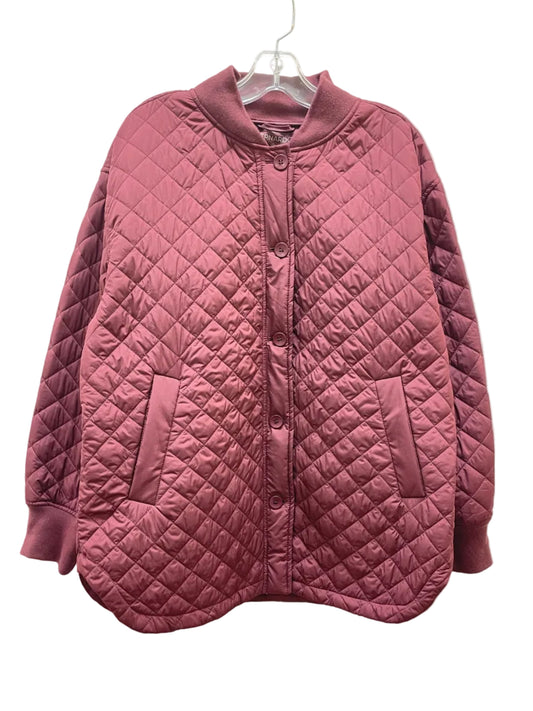 Jacket Puffer & Quilted By Bernardo In Maroon, Size:L