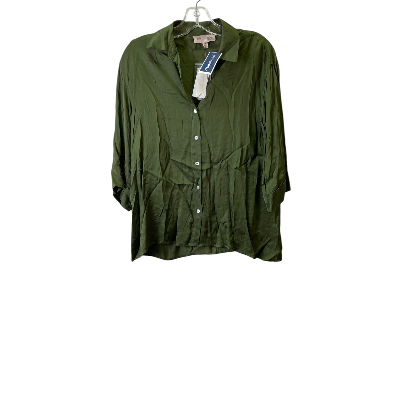 Top Ls By Philosophy In Green, Size:S