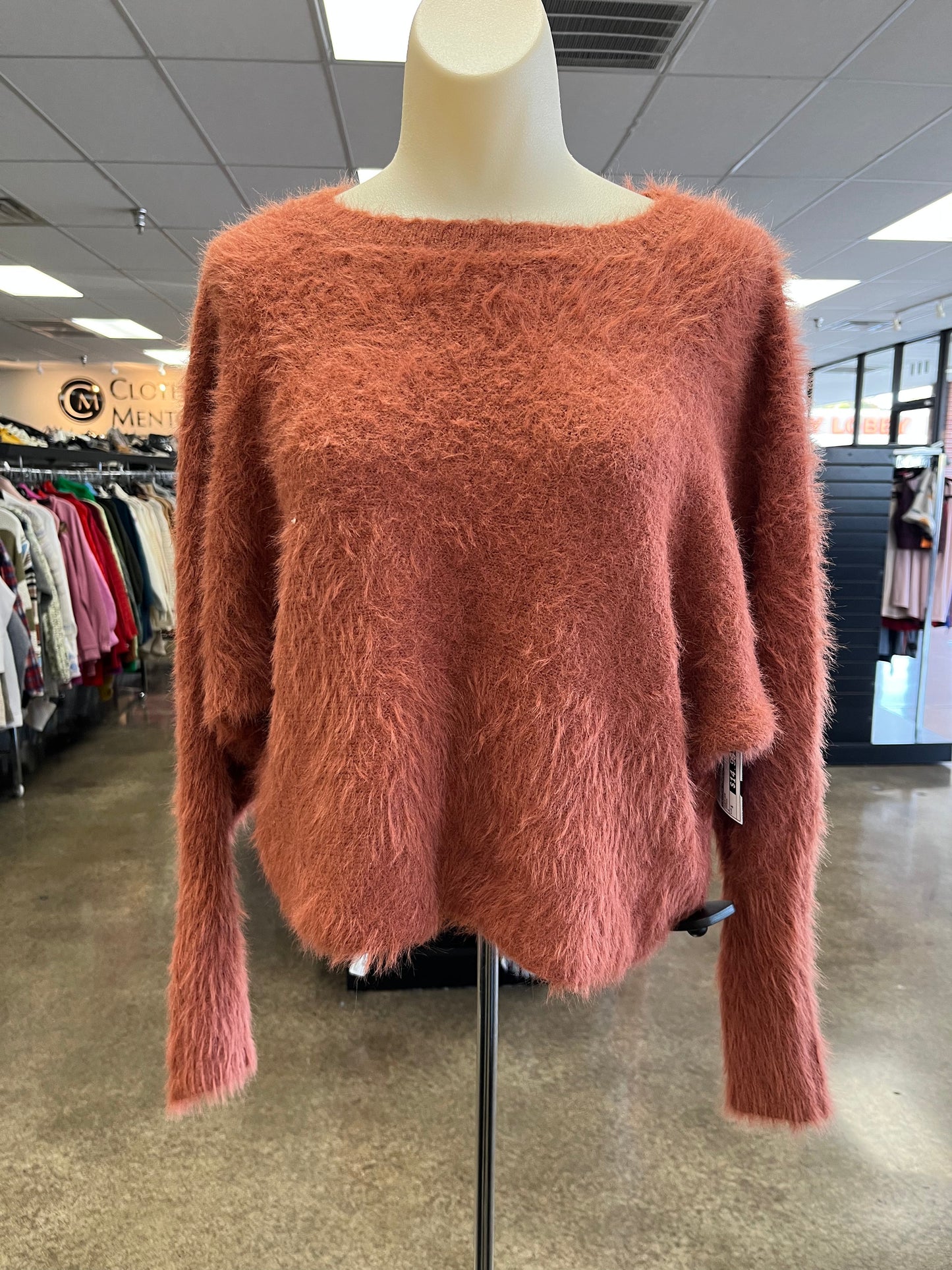 Sweater By Jessica Simpson In Orange, Size:S