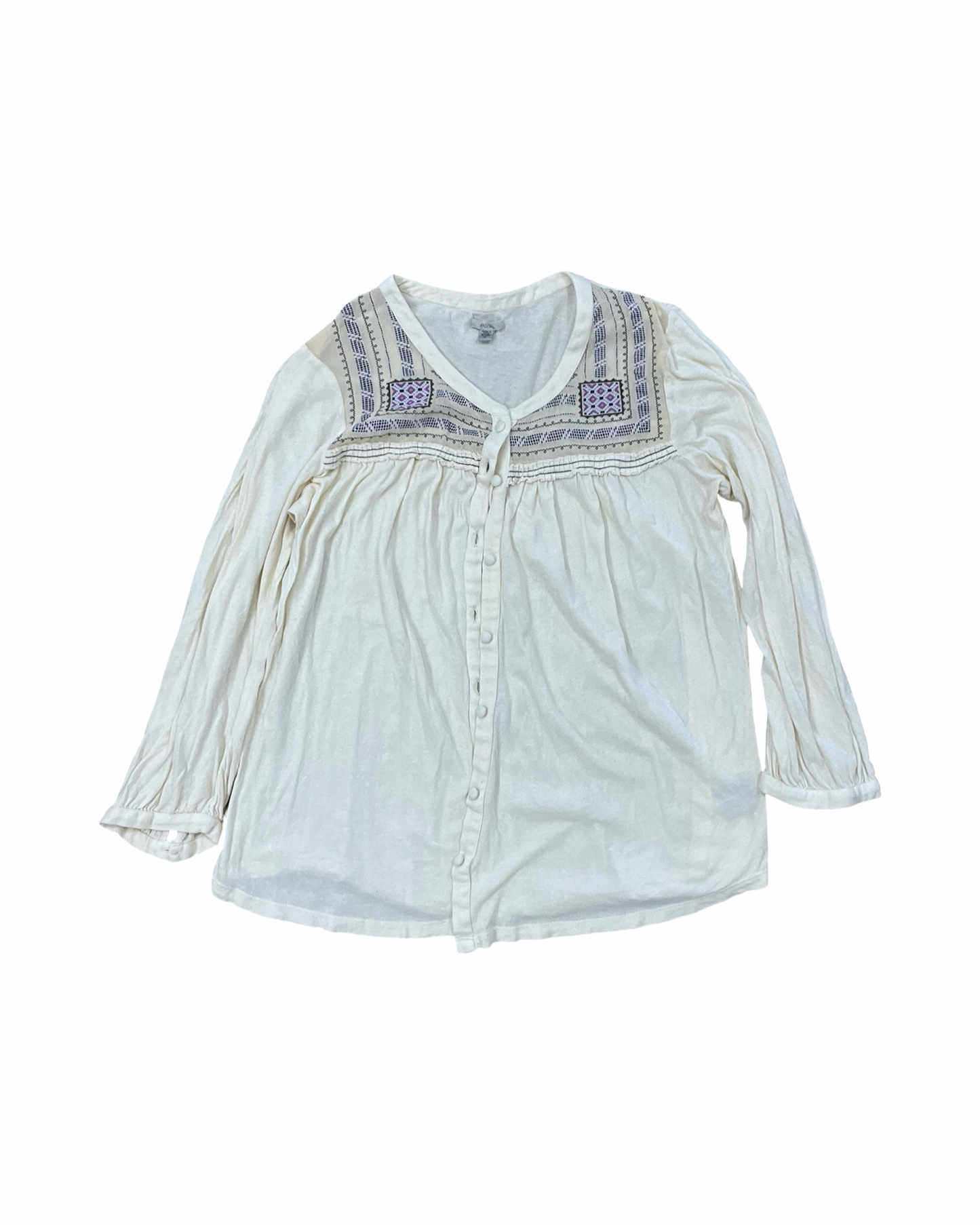 Top Ls By Ecote In Beige, Size:L