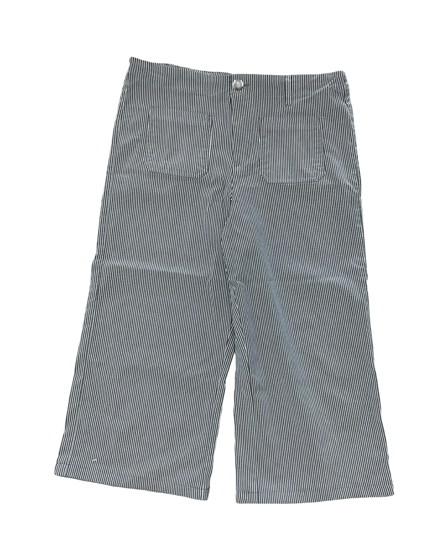 Pants Cropped By Jules & Leopold In Blue & White, Size:16