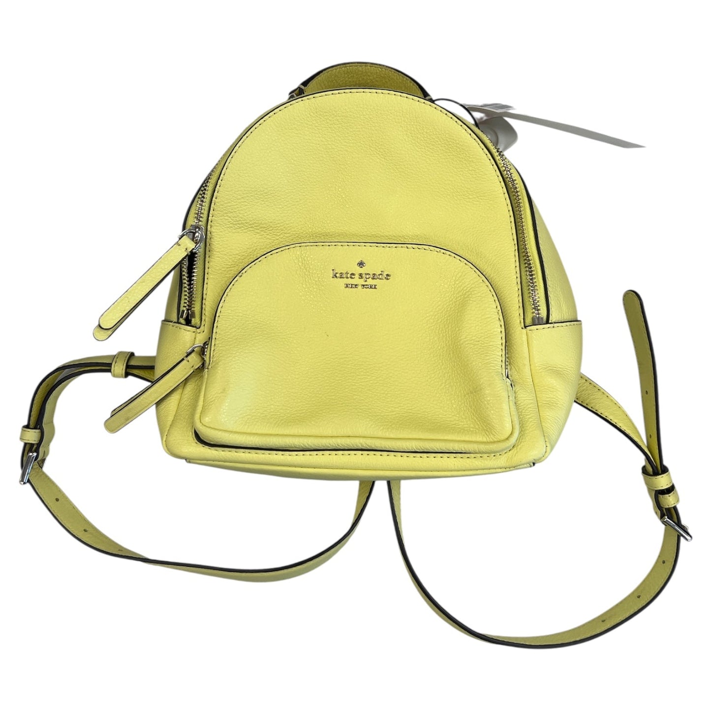 Backpack Designer By Kate Spade In Yellow, Size:Medium