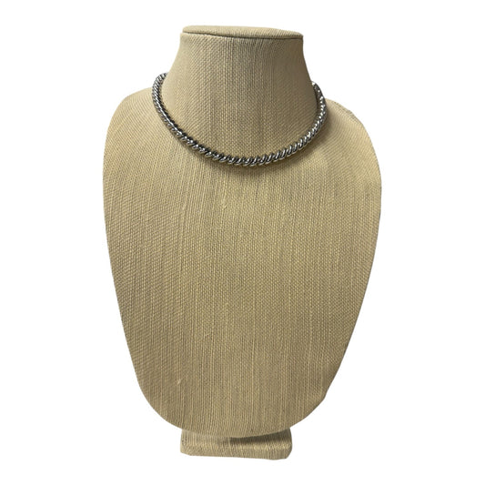 Necklace Choker & Collar By Express In Silver