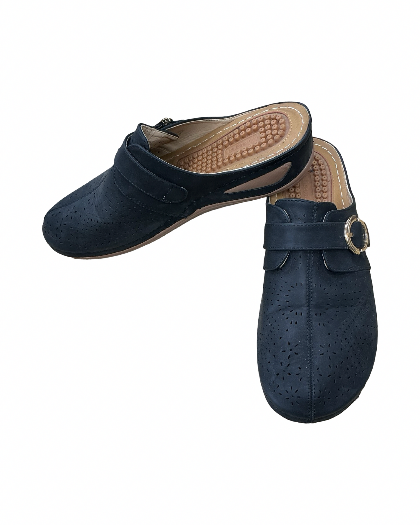Shoes Flats By Clothes Mentor In Black, Size:10