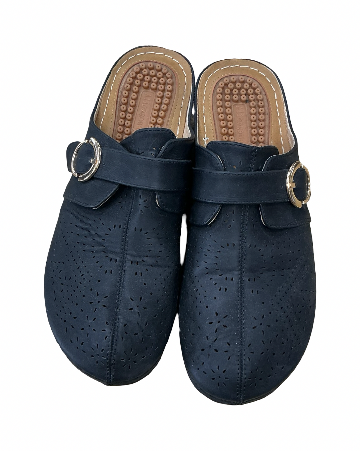 Shoes Flats By Clothes Mentor In Black, Size:10
