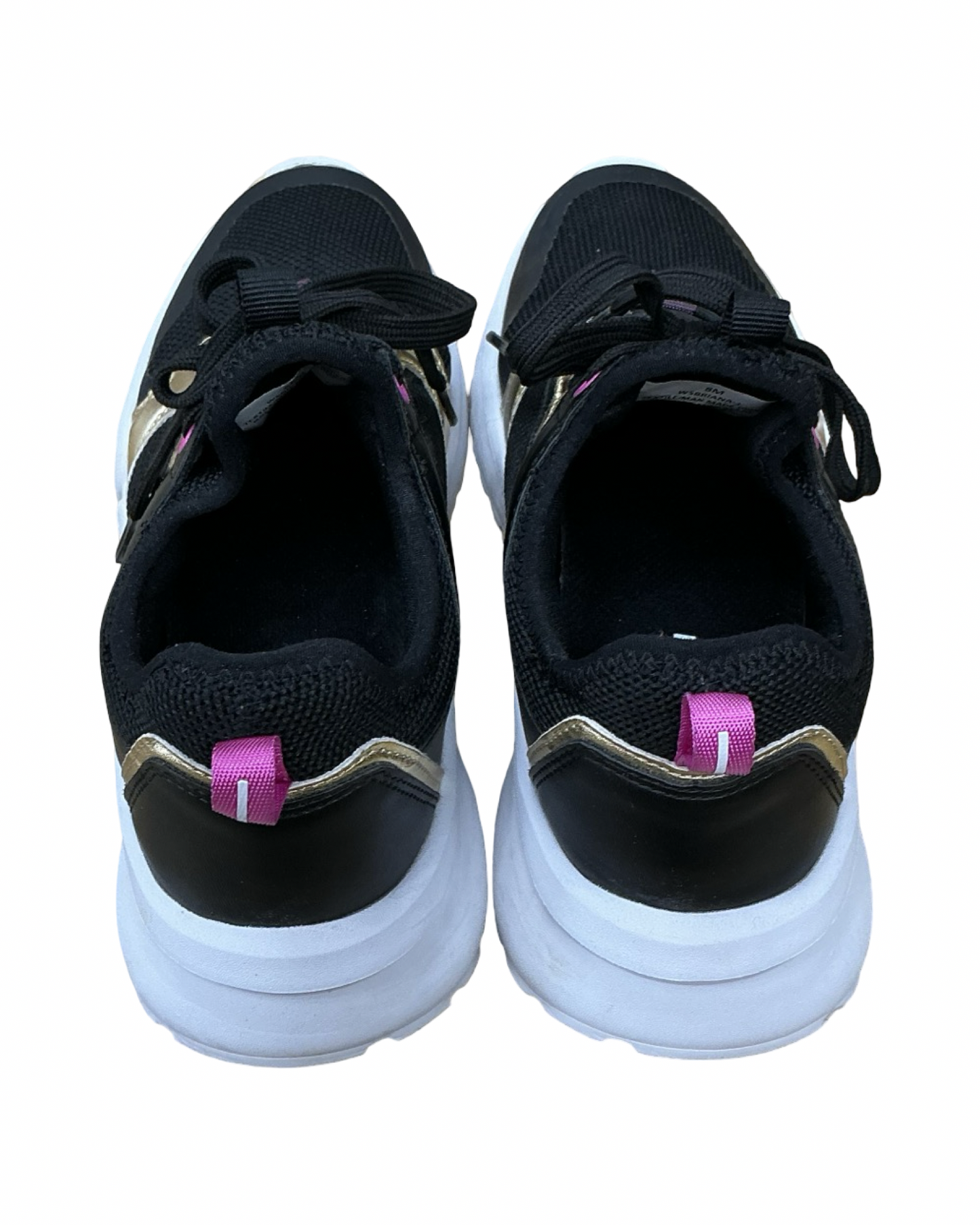 Shoes Athletic By    Clothes Mentor In Black & White, Size:8