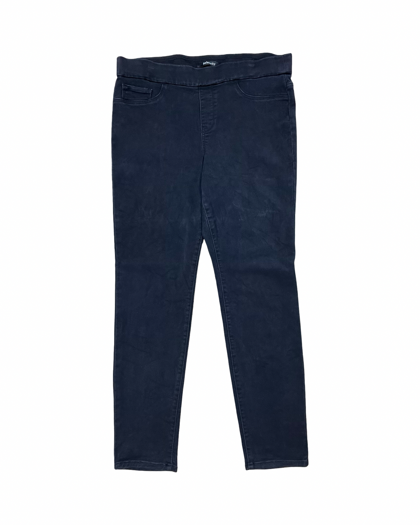 Jeans Jeggings By Relativity In Black, Size:L