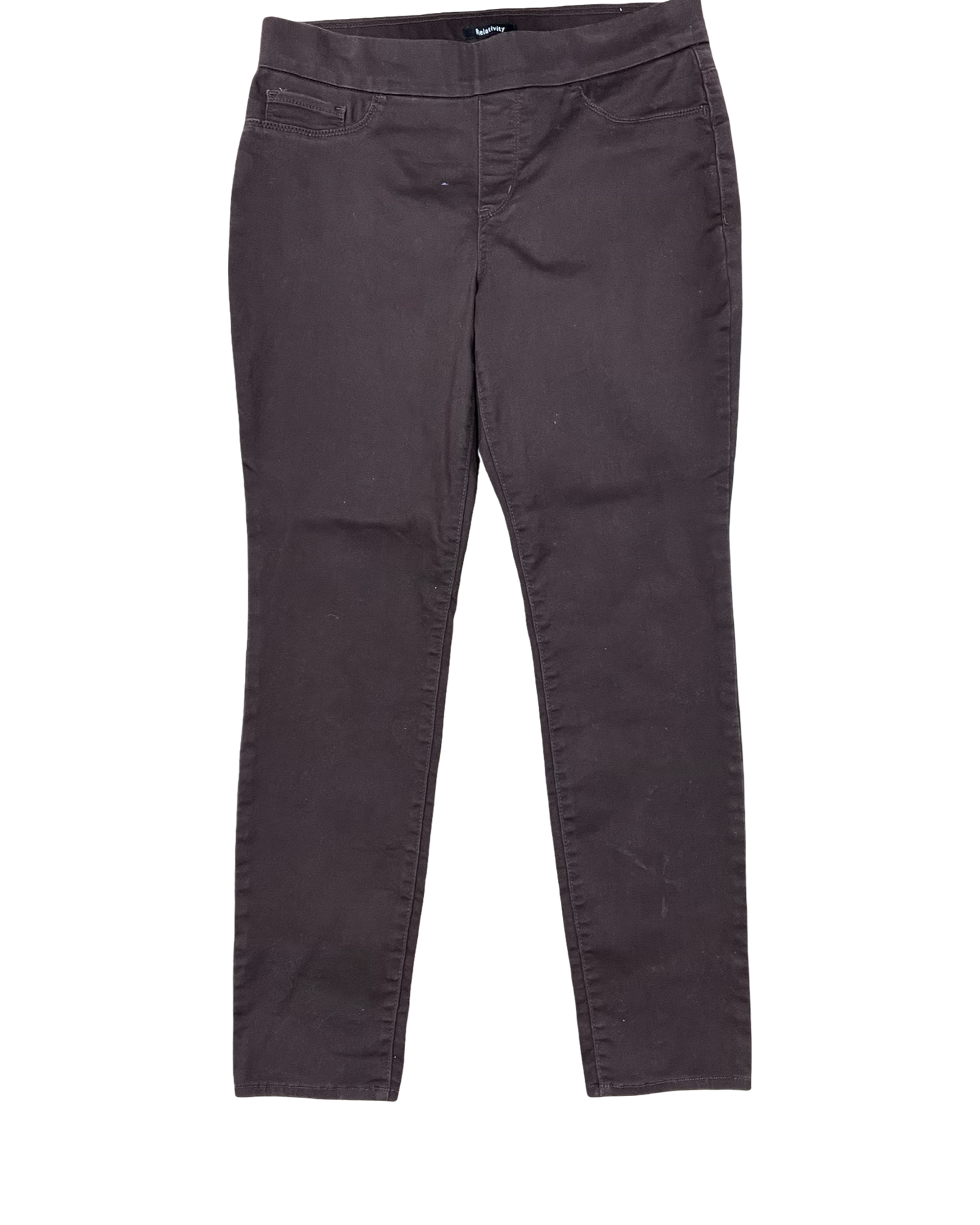 Jeans Jeggings By Relativity In Brown, Size:L