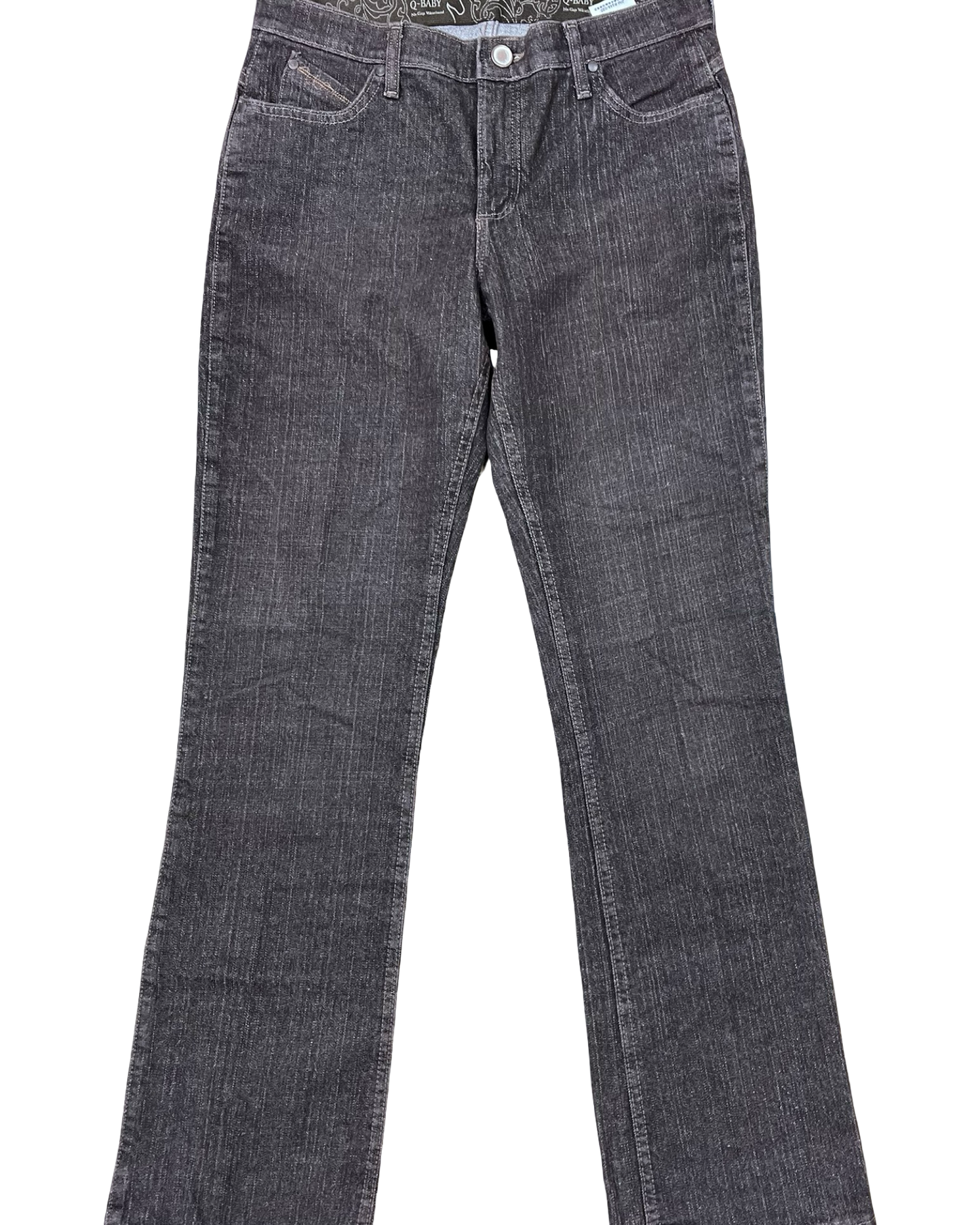 Jeans Straight By Wrangler In Brown Denim, Size:12