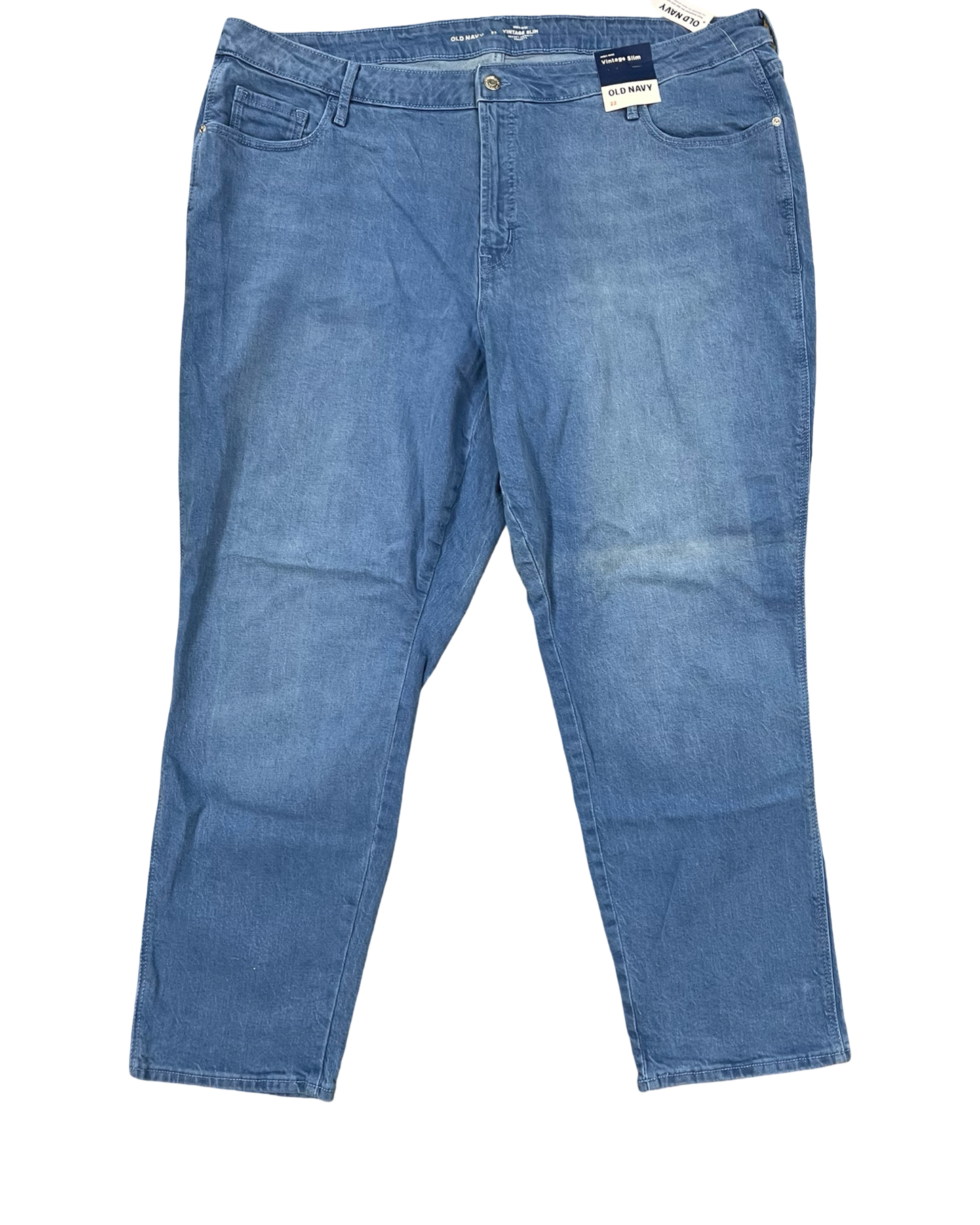 Jeans Skinny By Old Navy In Blue Denim, Size:22