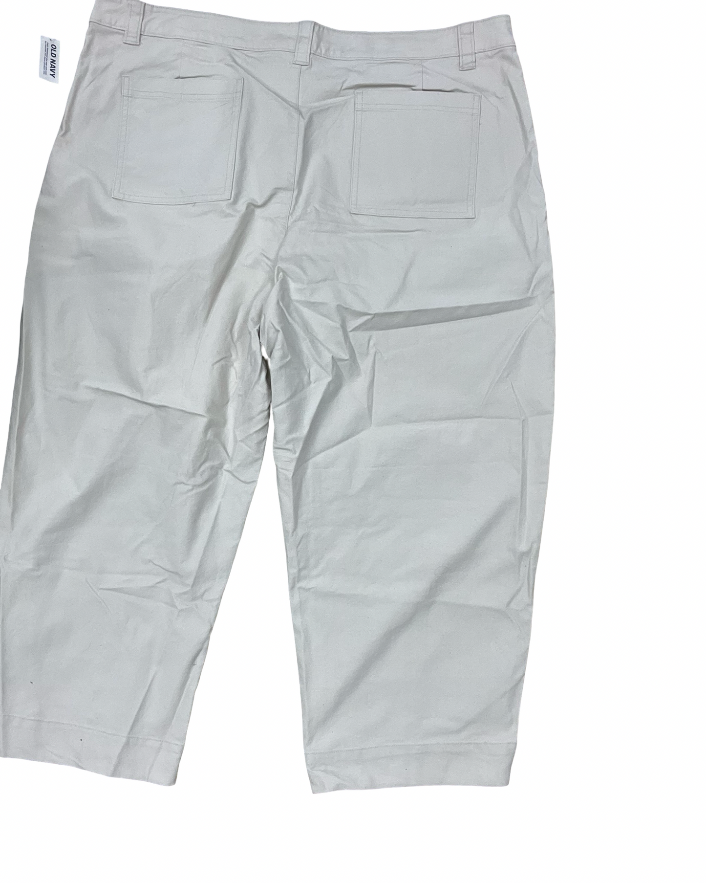 Jeans Wide Leg By Old Navy In Cream Denim, Size:22
