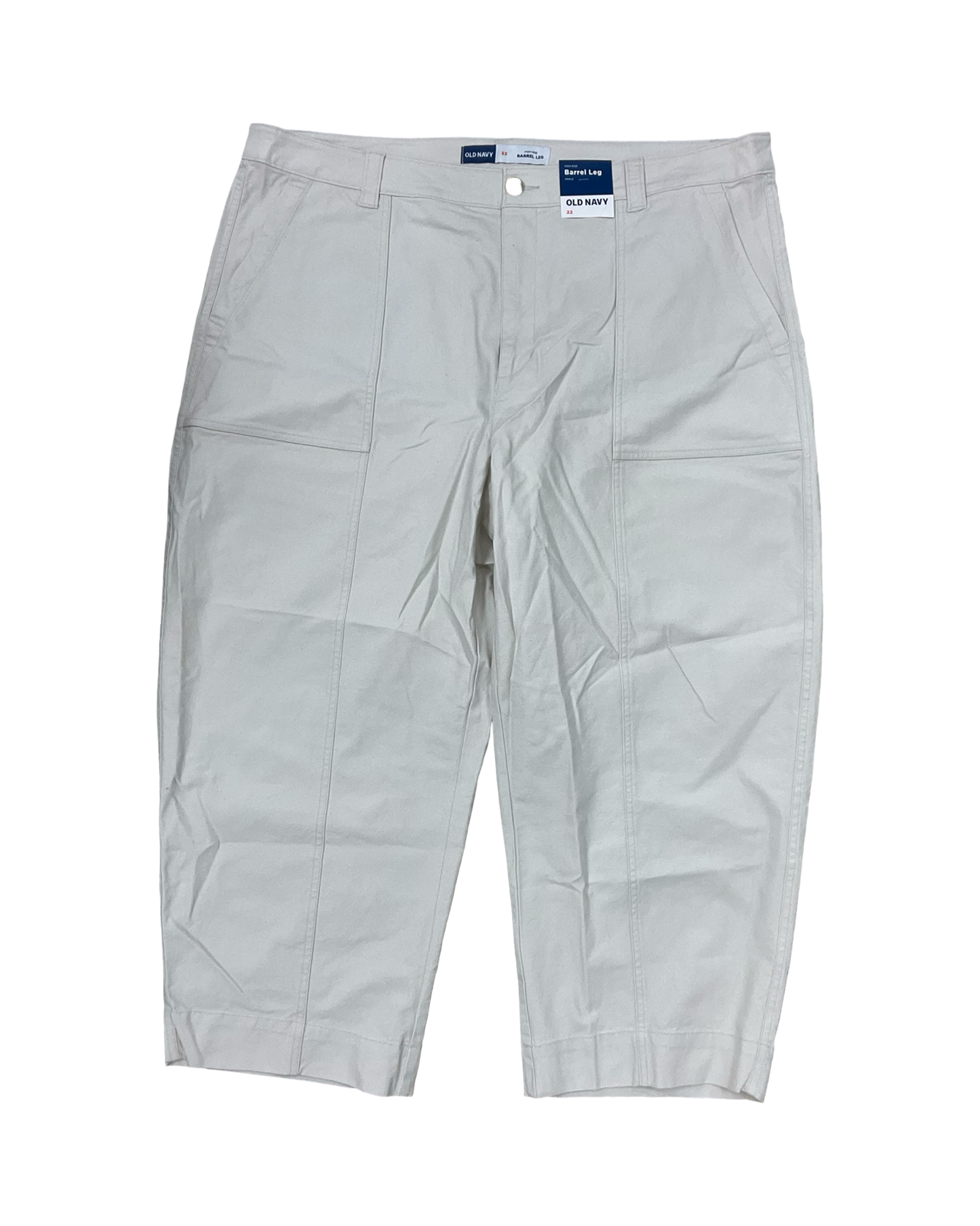 Jeans Wide Leg By Old Navy In Cream Denim, Size:22