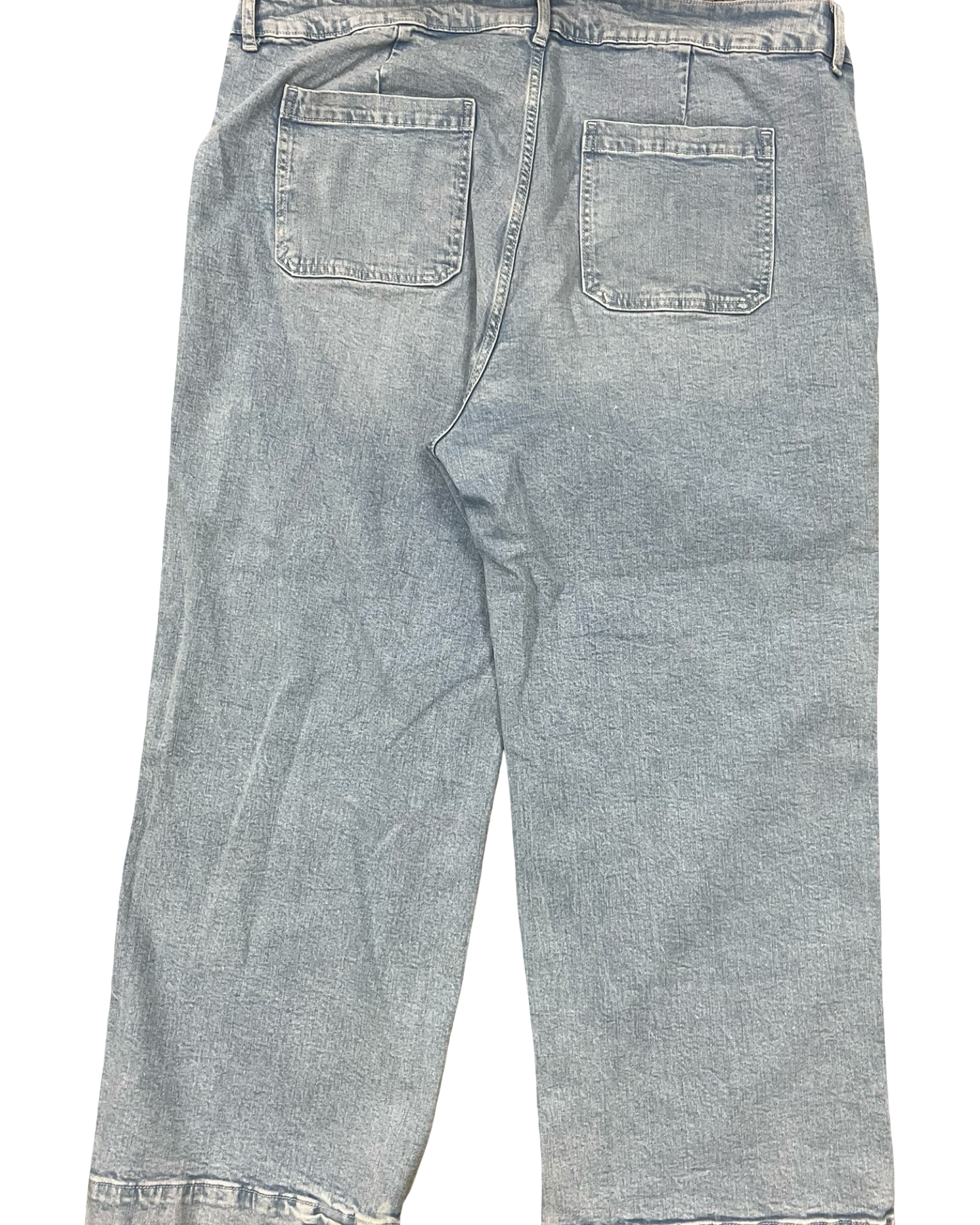 Jeans Wide Leg By Old Navy In Blue Denim, Size:22