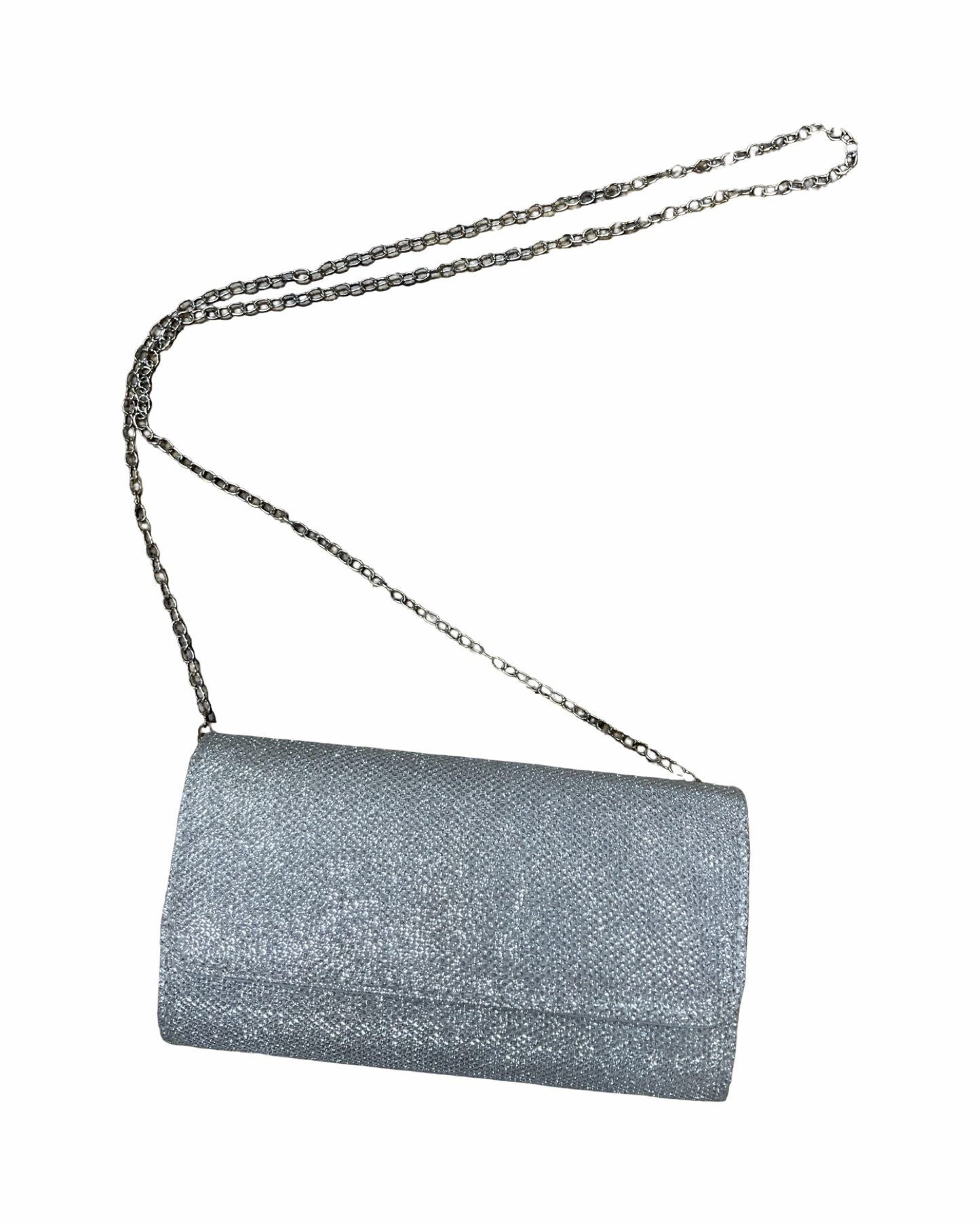 Crossbody By Clothes Mentor In Silver, Size:Small