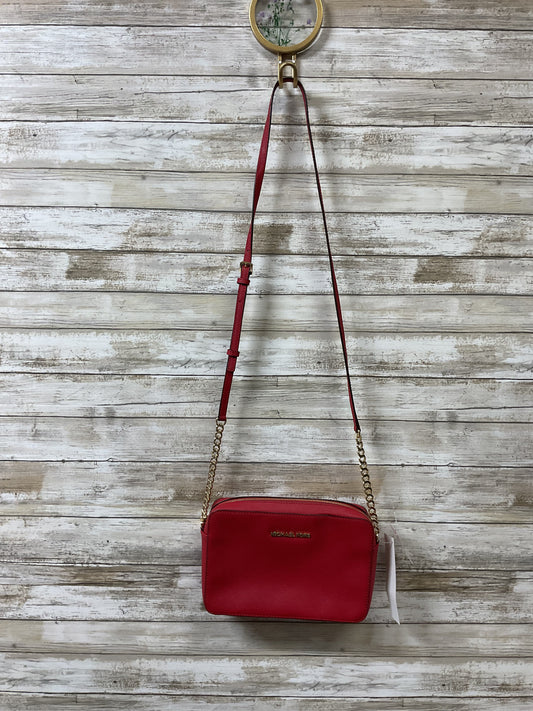Handbag Designer By Michael Kors In Red, Size:Small