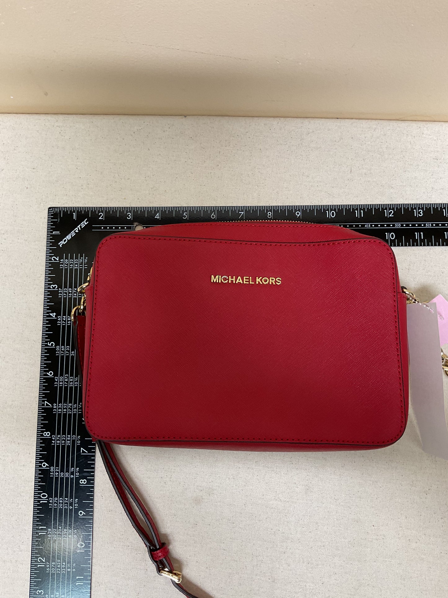 Handbag Designer By Michael Kors In Red, Size:Small