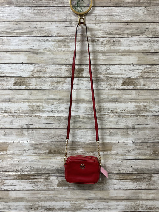 Crossbody Designer By Michael Kors In Red, Size:Small