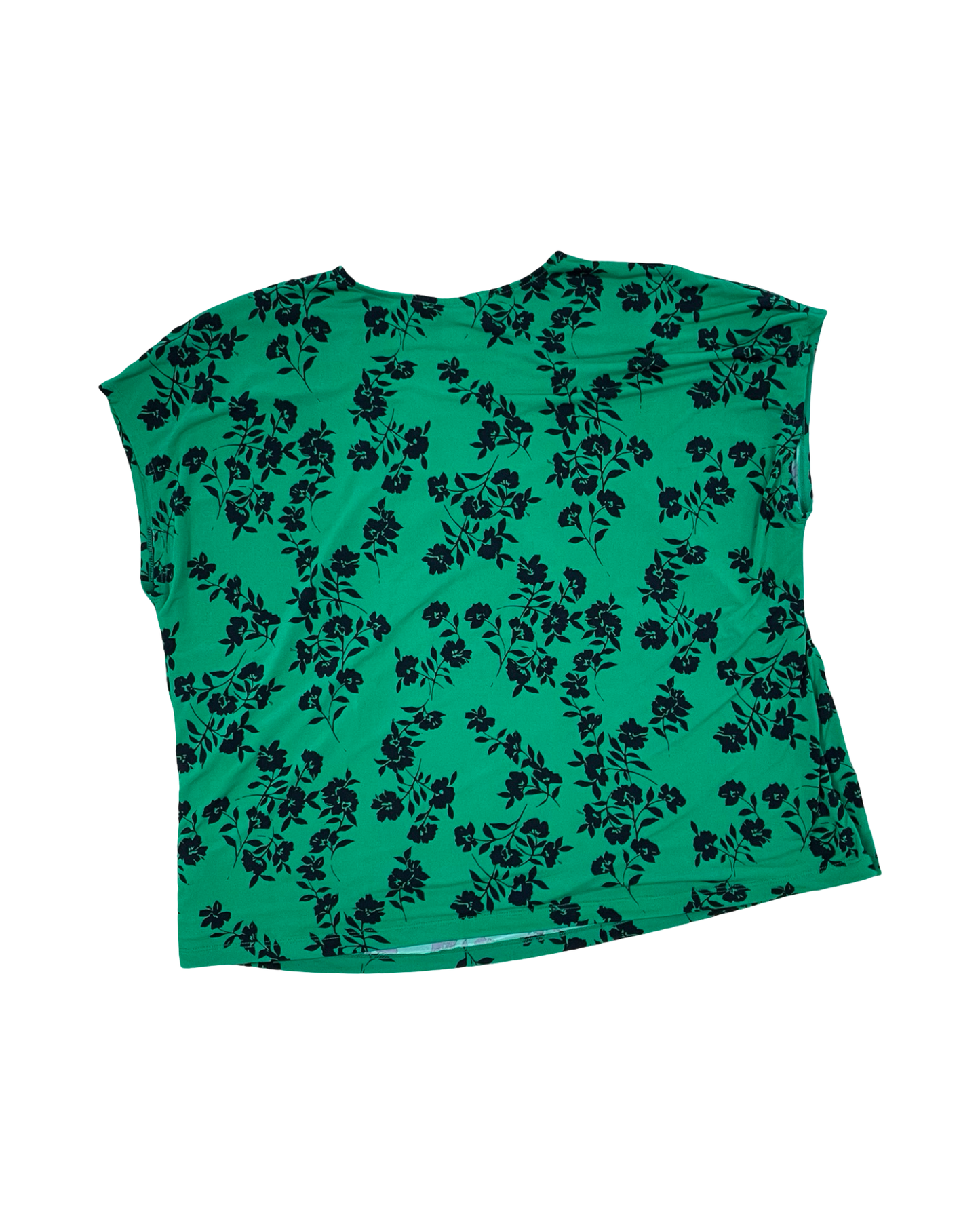 Top Sleeveless By Liz Claiborne In Green, Size:Xxl