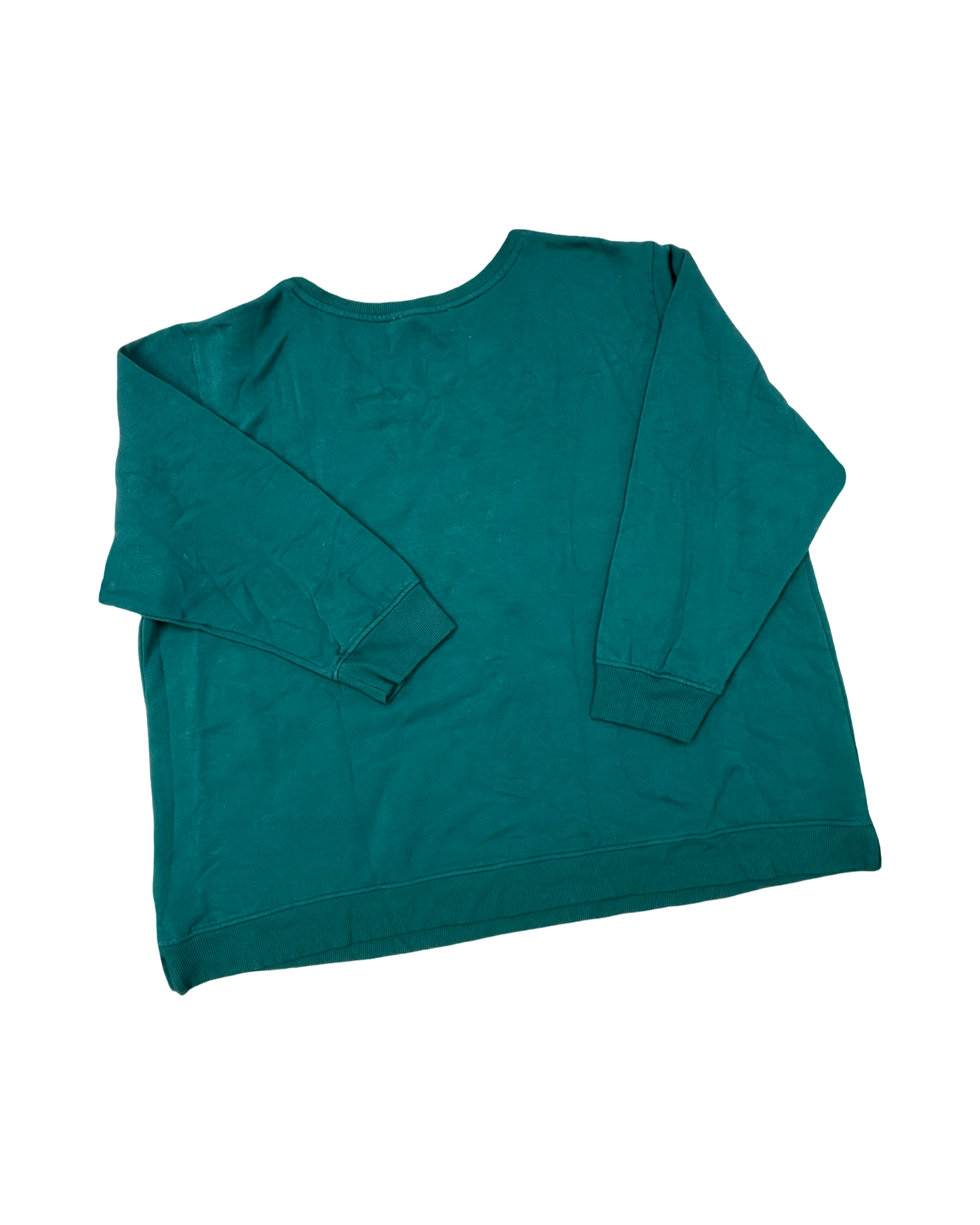 Sweatshirt Crewneck By Jane And Delancey In Green, Size:2X