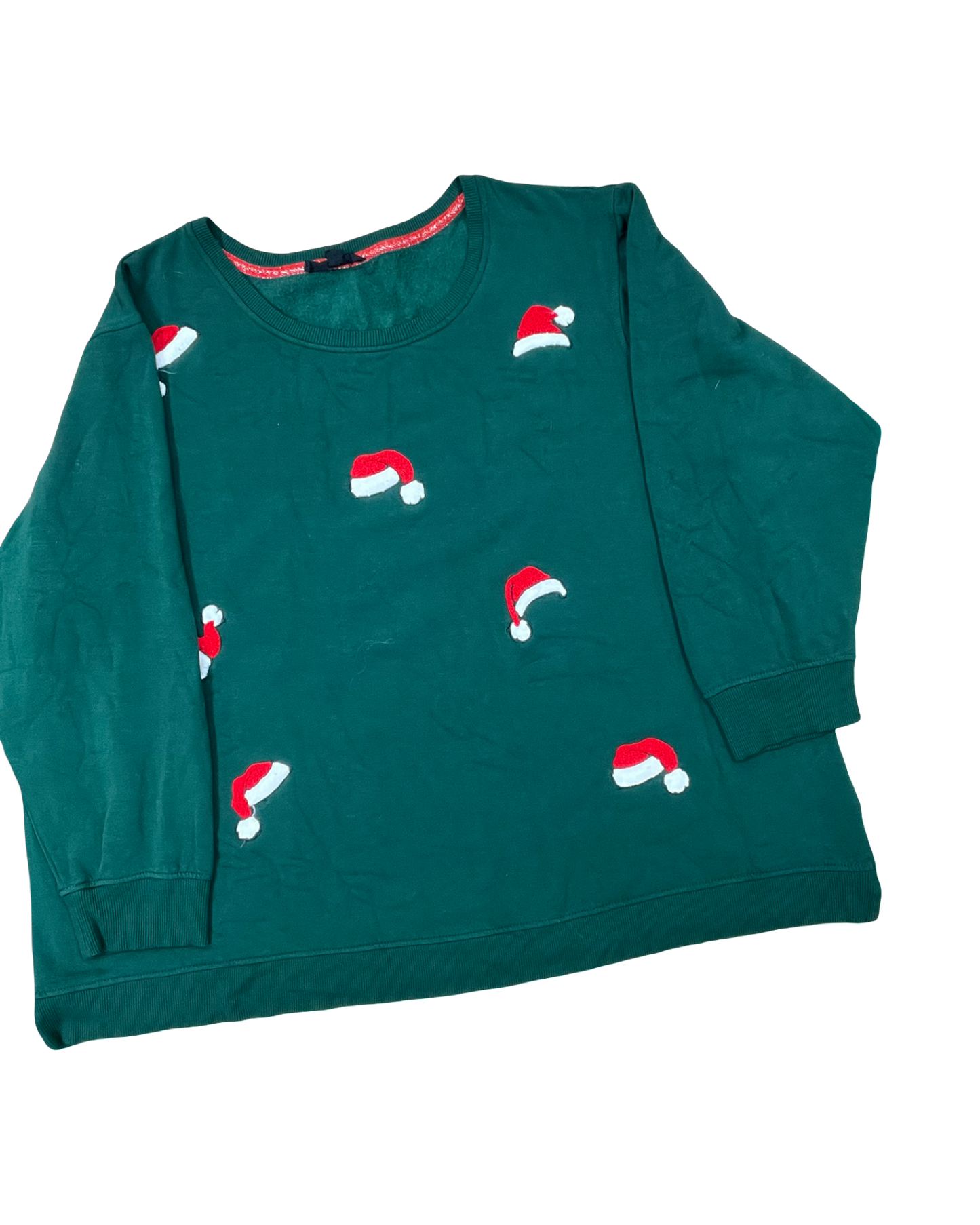 Sweatshirt Crewneck By Jane And Delancey In Green, Size:2X