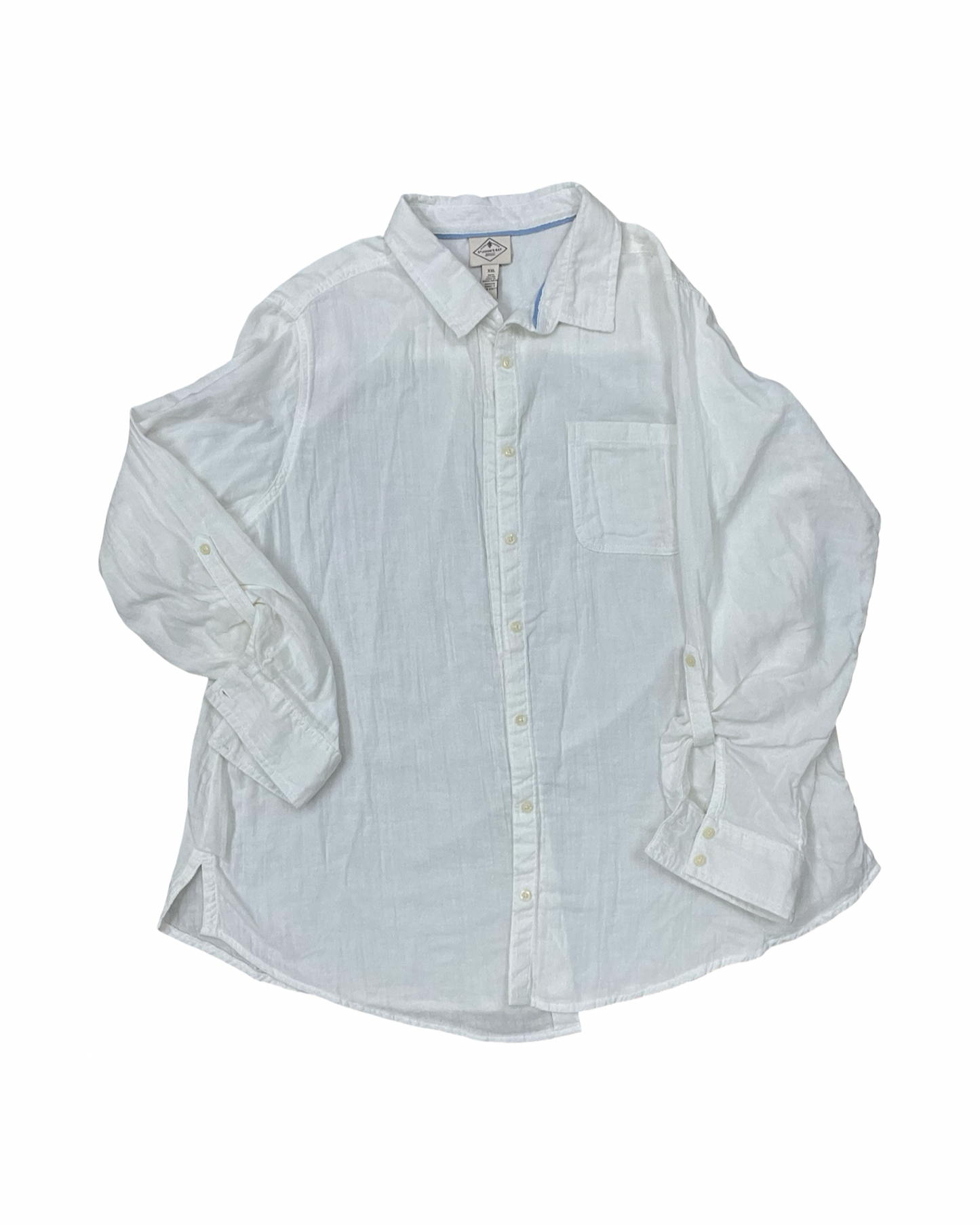 Top Ls By St Johns Bay In White, Size:Xxl