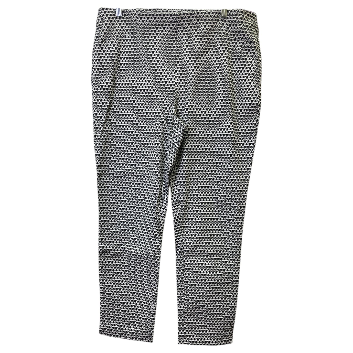 Pants Dress By Chicos In Black & White, Size:12