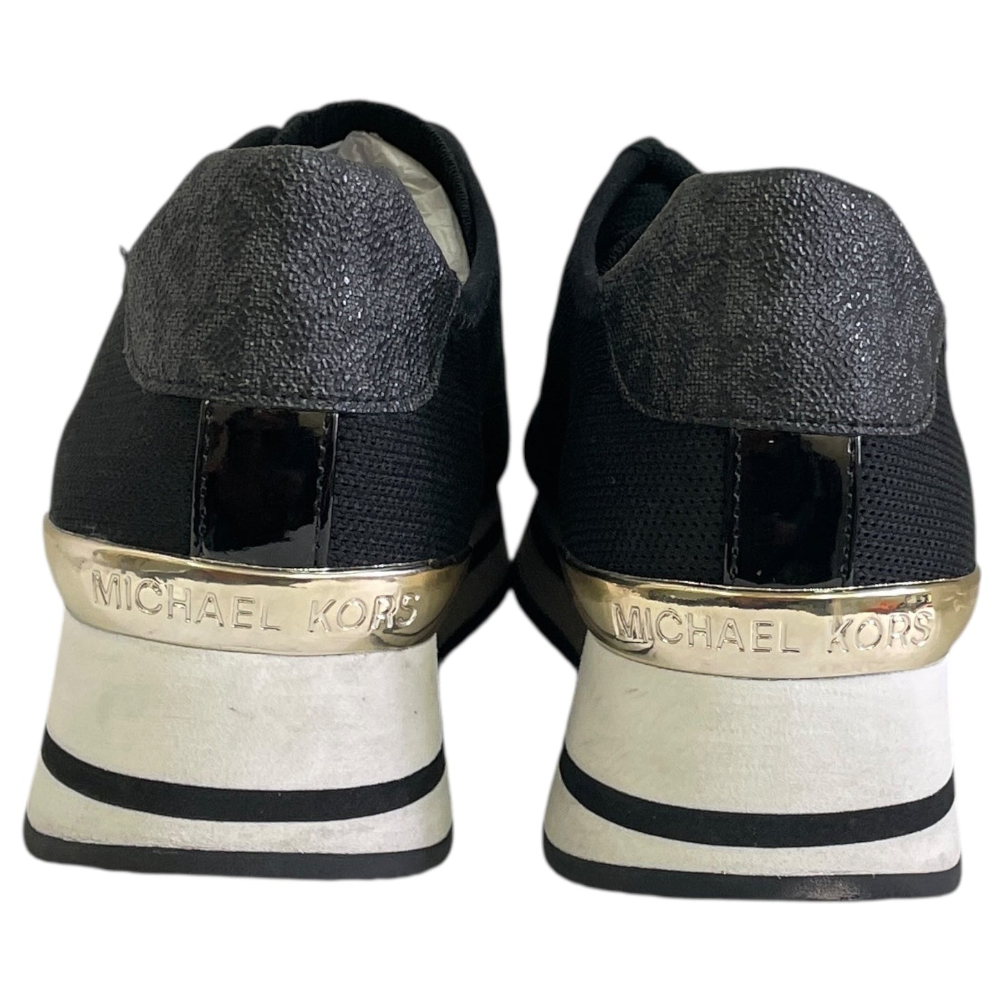 Shoes Designer By Michael Kors In Black & White, Size:7