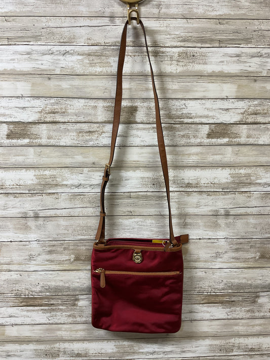 Crossbody Designer By Michael Kors In Red, Size:Medium
