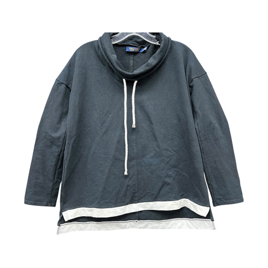 Athletic Sweatshirt Collar By Polo Ralph Lauren In Black, Size:M