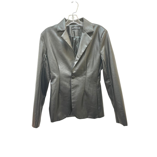 Blazer By Pretty Little Thing In Black, Size:2