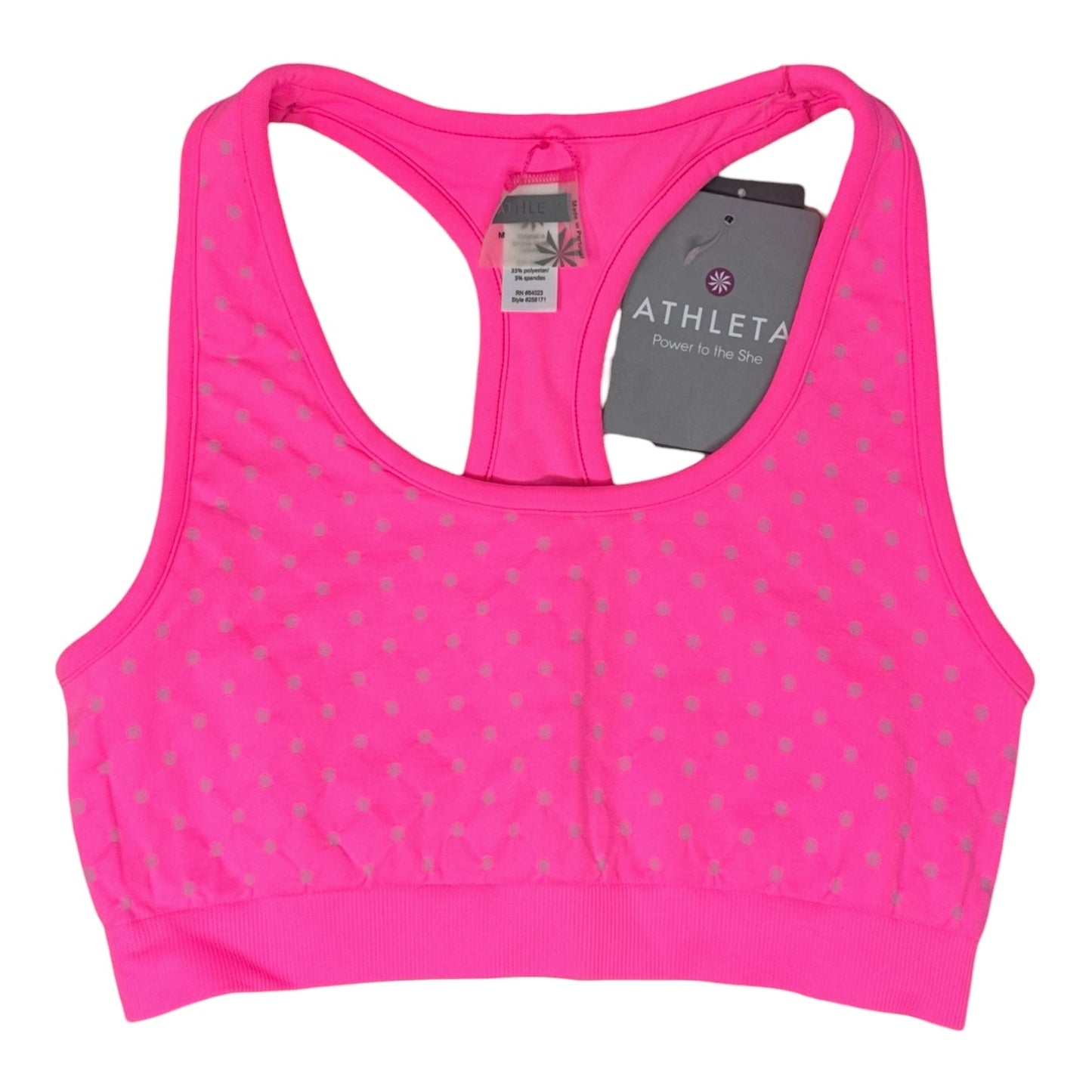 Athletic Bra By Athleta In Pink, Size: M
