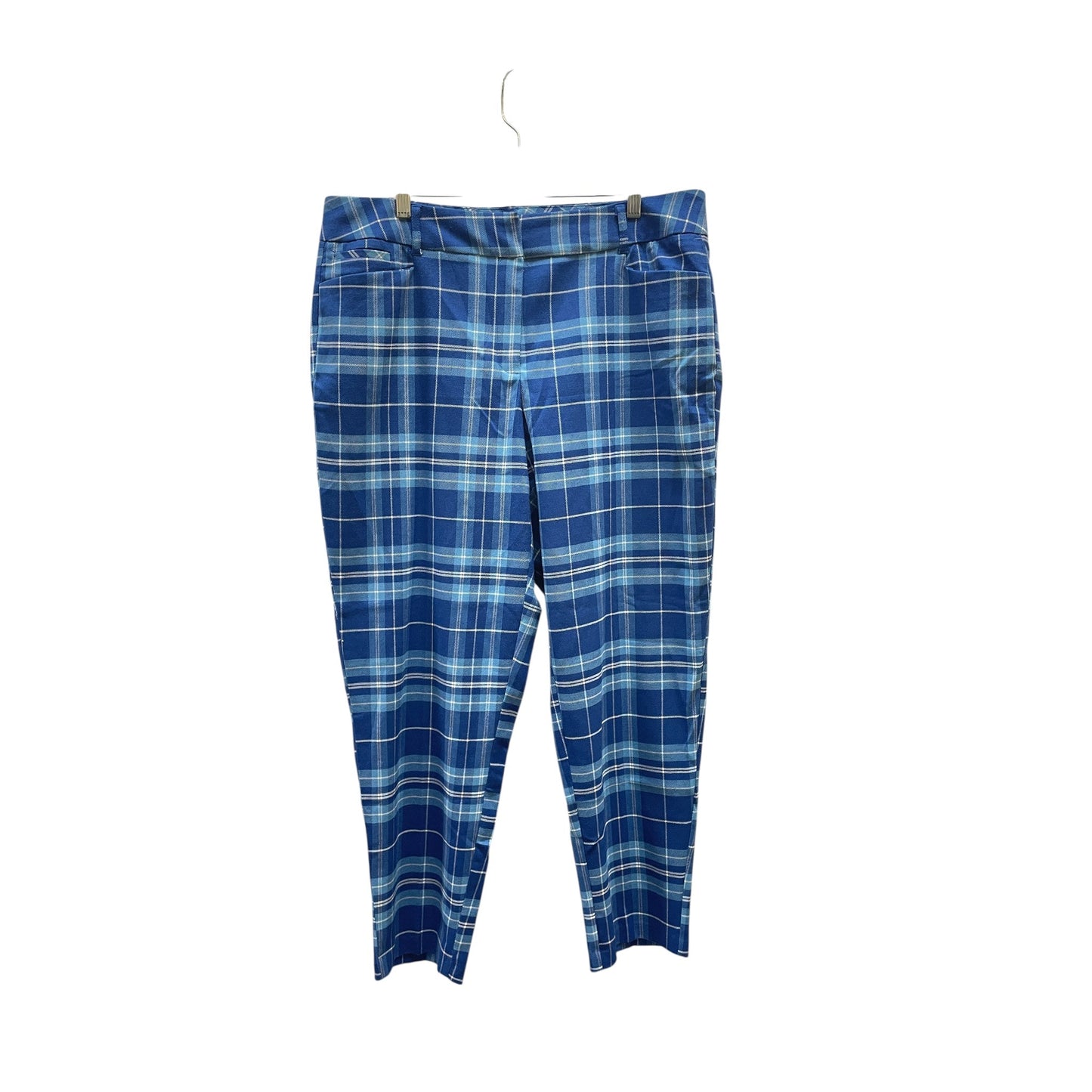 Pants Dress By Ashley Stewart In Blue & White, Size:16