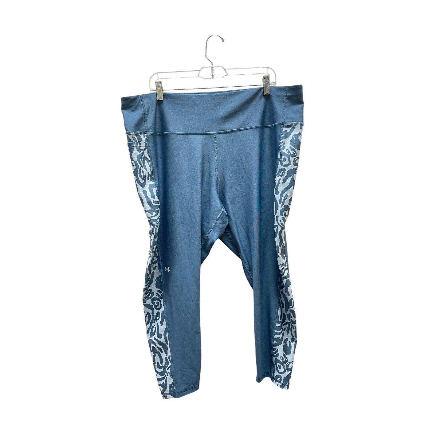 Athletic Leggings By Under Armour In Blue, Size:3X