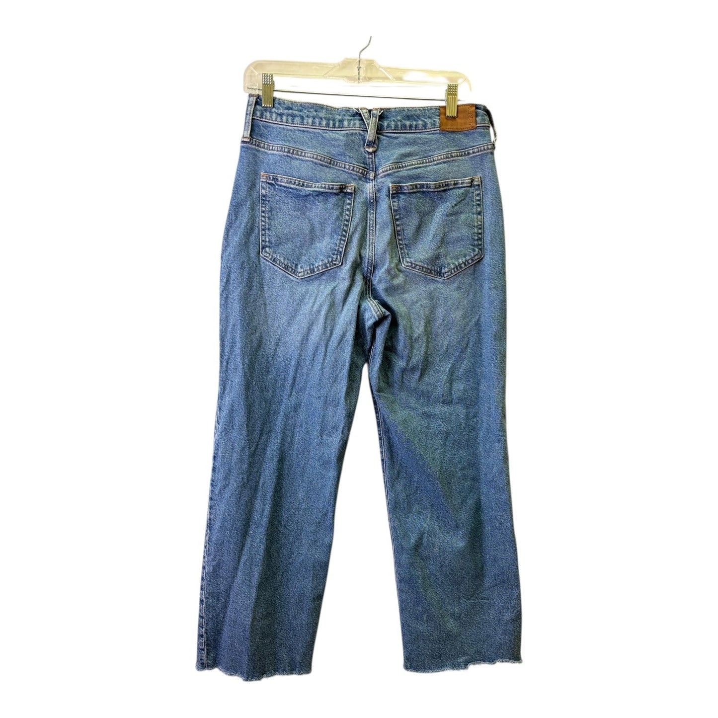 Jeans Wide Leg By J. Crew In Blue Denim, Size:6