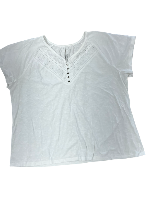 Top Ss By St Johns Bay In White, Size:2X