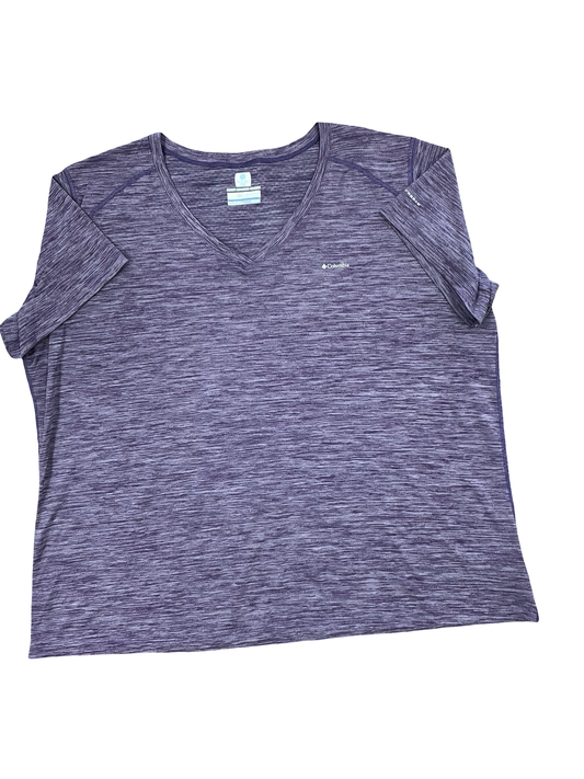 Top Ss By Columbia In Purple, Size:3X