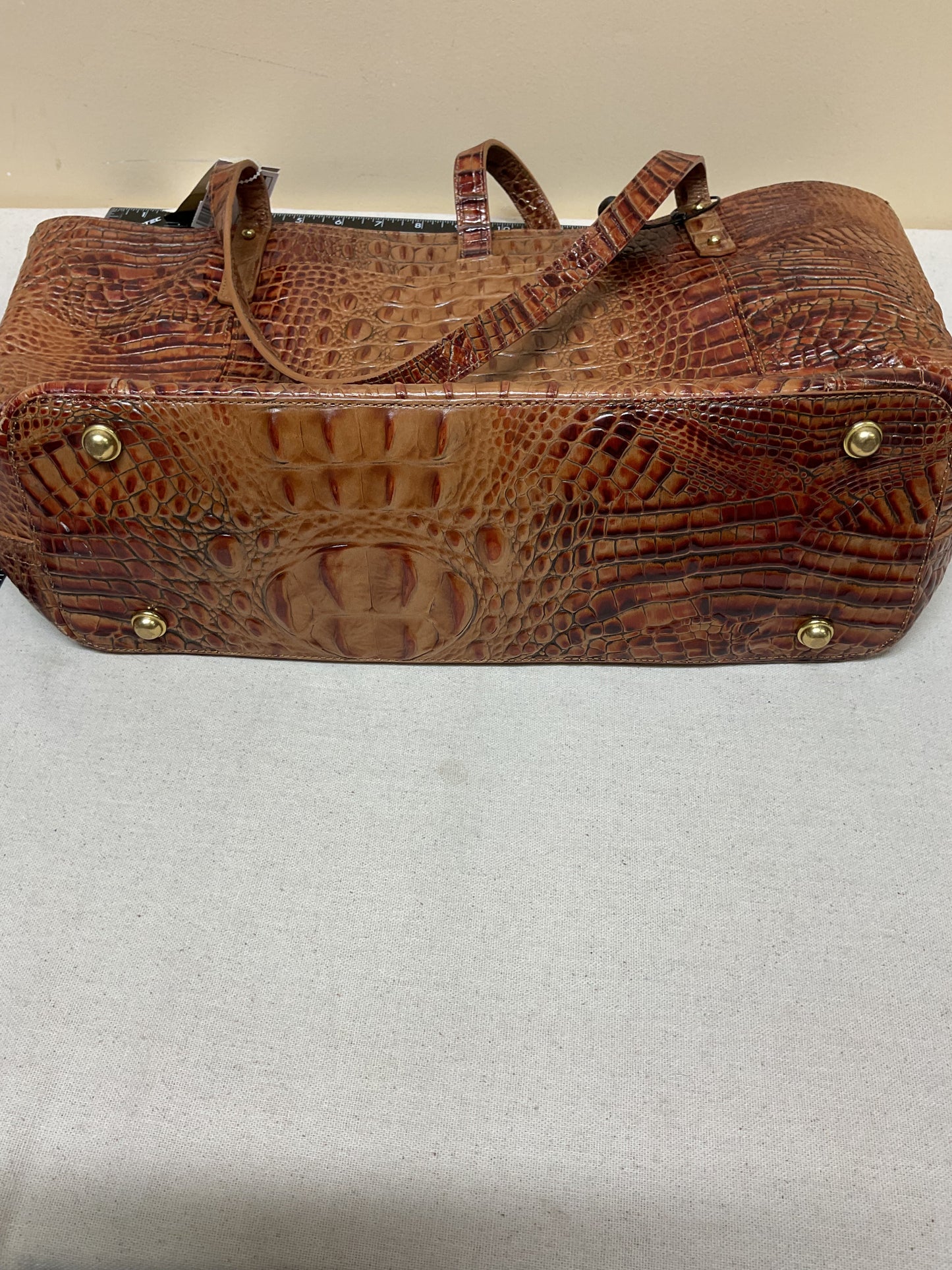 Handbag Designer By Brahmin In Brown, Size:Large