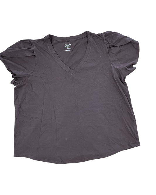 Top Ss By Maurices In Black, Size:2X