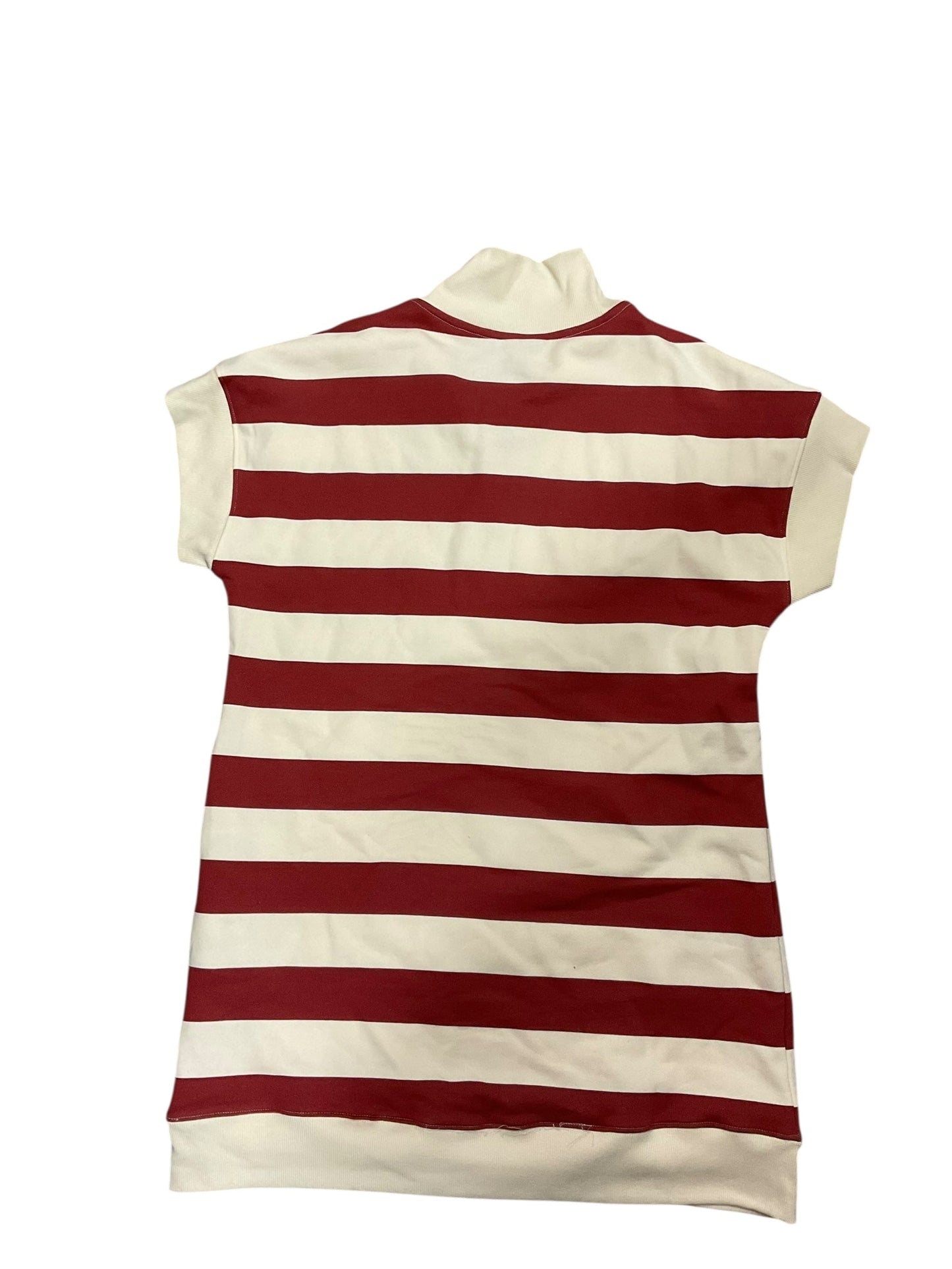 Dress Casual Midi By She + Sky In Cream & Orange, Size:L