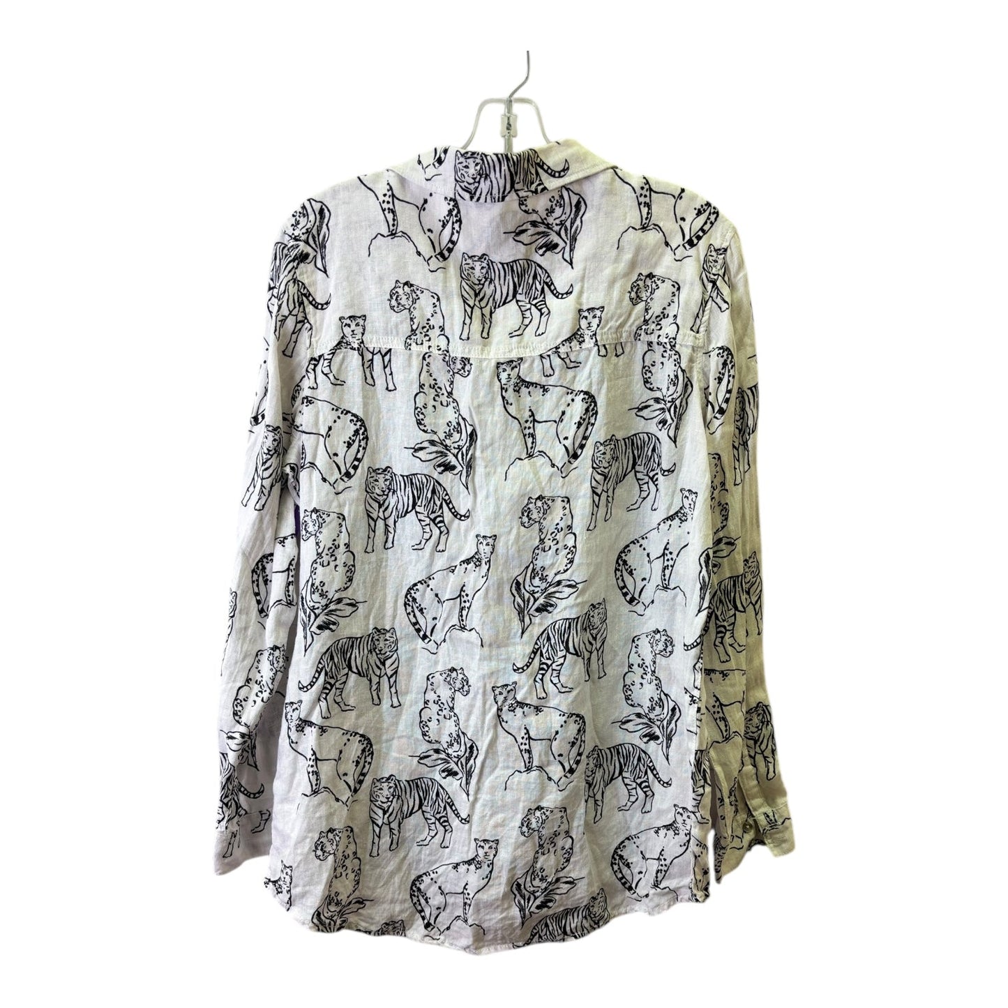 Top Ls By Cynthia Rowley In Black & White, Size:M
