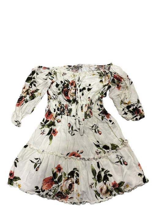 Dress Casual Short By Justify In Floral Print, Size:Xl