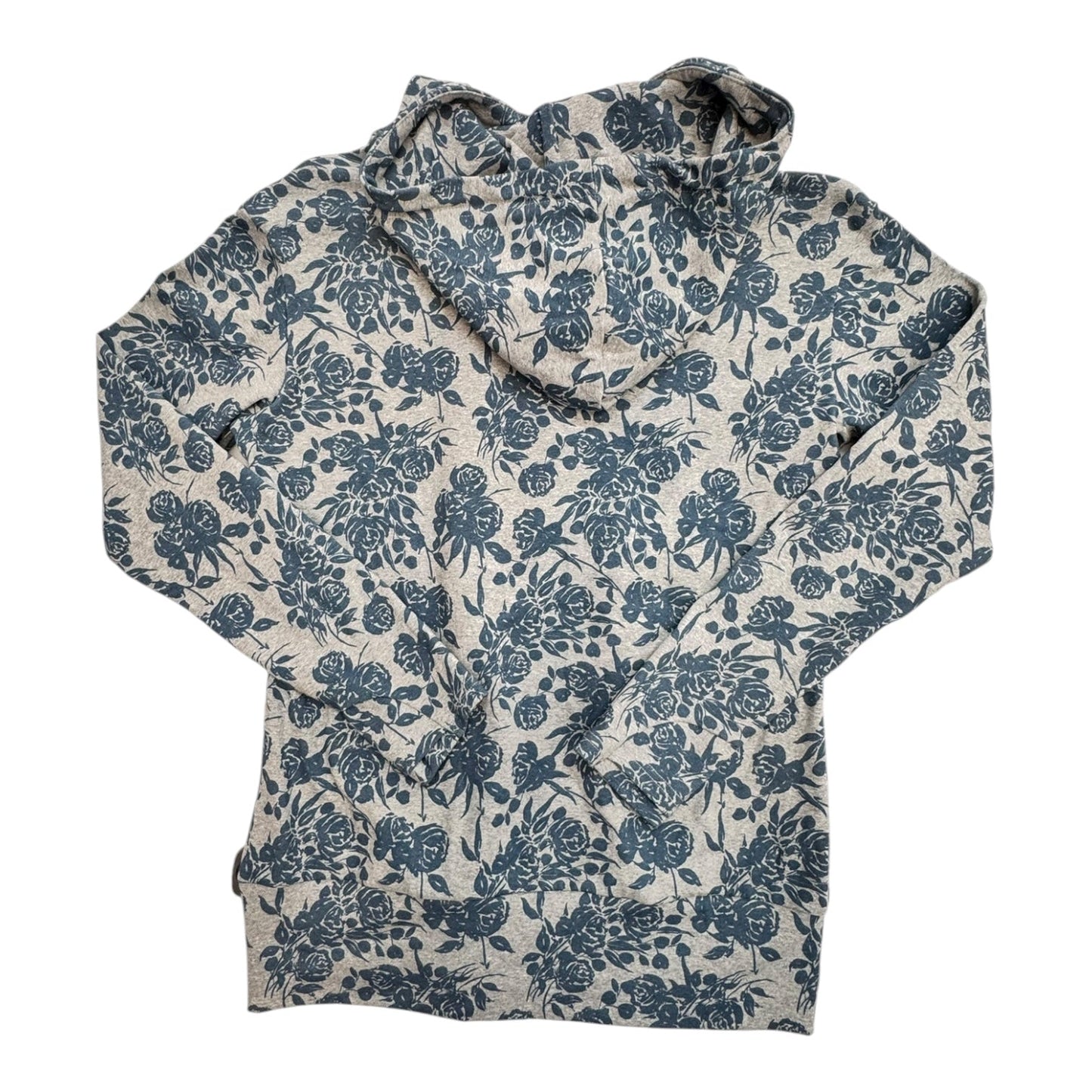 Sweatshirt Hoodie By AMPERSAND AVENUE In Blue & Grey, Size:M