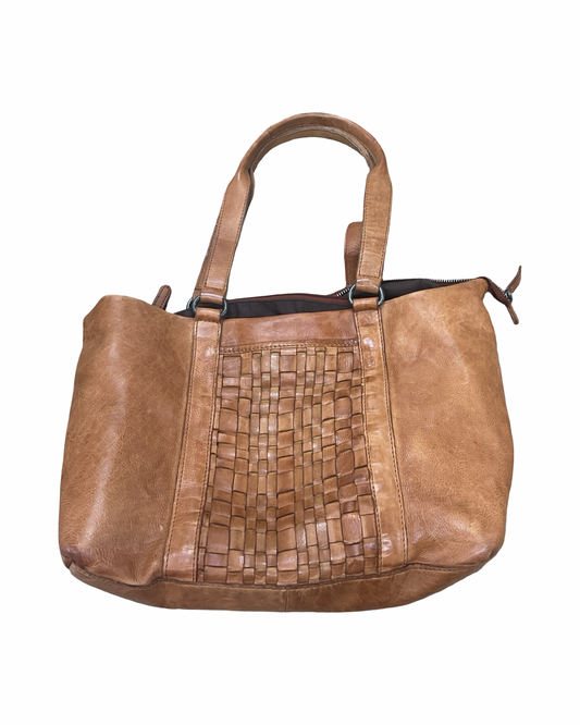 Handbag By Clothes Mentor In Bronze, Size:Large